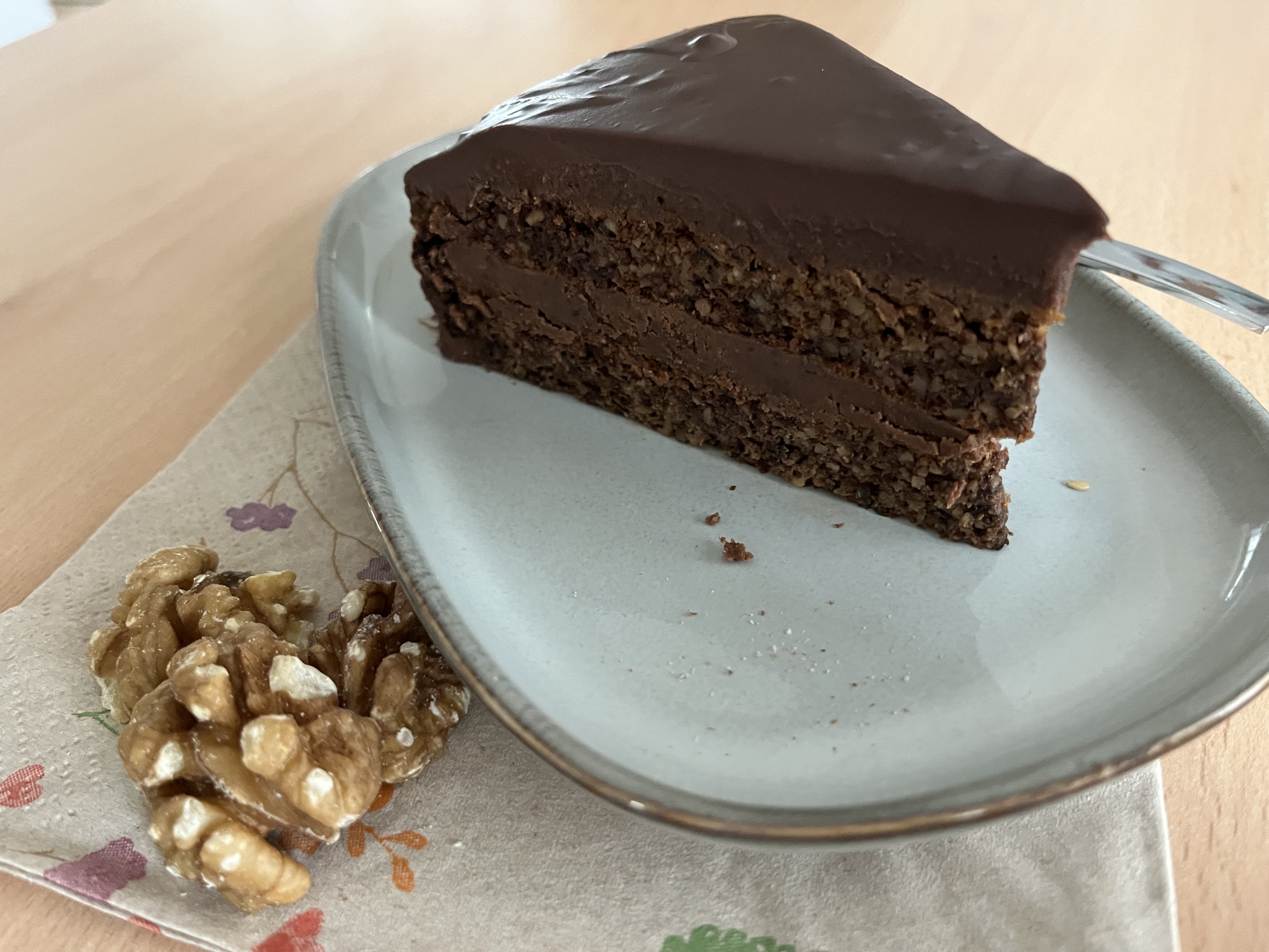 Flourless Chocolate Walnut Cake Flourless Chocolate Walnut Cake